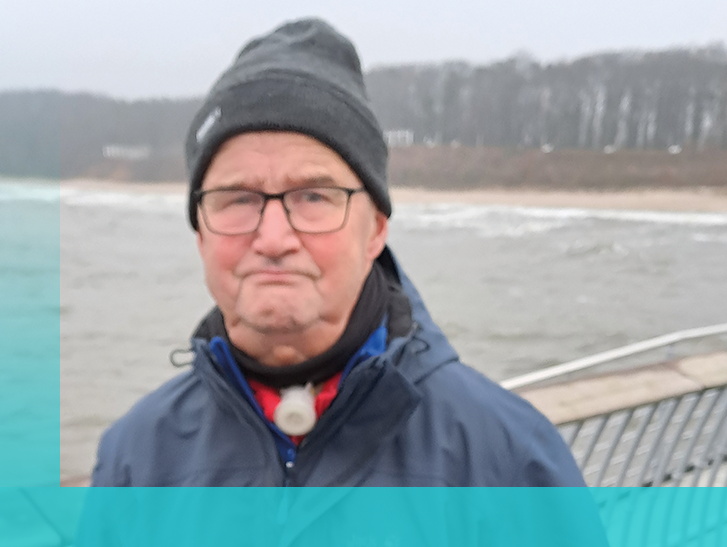 Wolfgang Vogel an der Ostsee