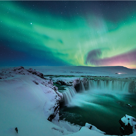 Polarlichter über Island