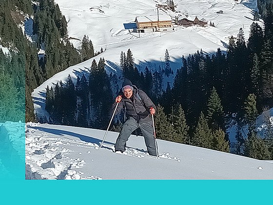 Willi im Schnee