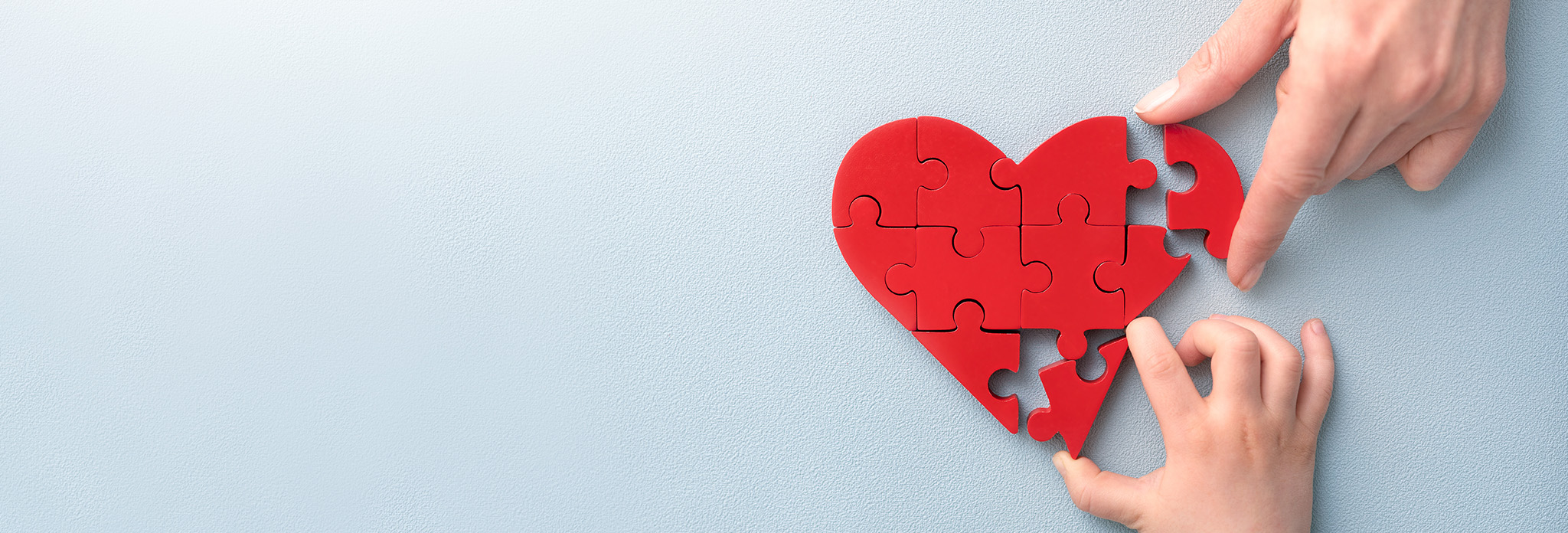 Herz Puzzle Desktopansicht